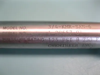 USED Chemineer Inc 3/4-KMR-SAN-6
