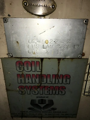 USED COIL HANDLING SYSTEMS CHS LAM 2-21-12