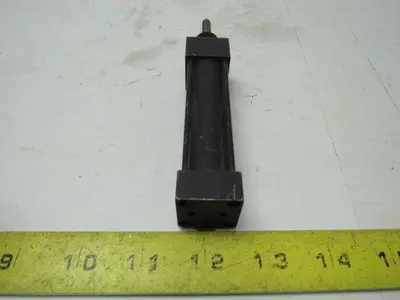 Schrader Bellows 7/8" Bore 1" Stroke Spring Return Cylinder 1/4" Rod Lot Of 2