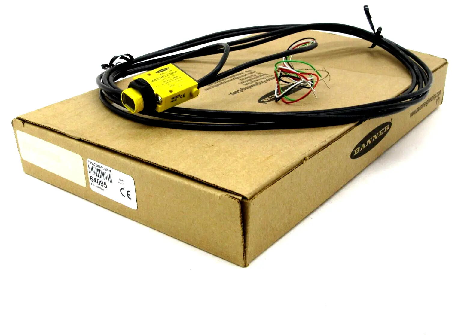 NEW BANNER SM312DMS12-64095 PHOTOELECTRIC SENSOR SM312DMS1264095