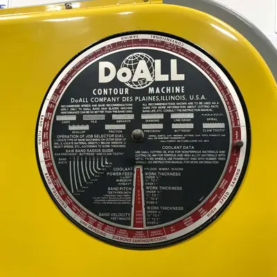 20″ Used DoAll Vertical Band Saw