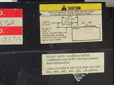 USED SQUARE D FHP360701352