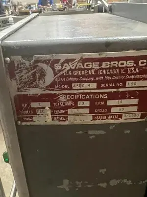 Used SAVAGE BROS. 450C.M. Chocolate Confectionary Tempering Minnesota US | Rochester Equipment #1424722