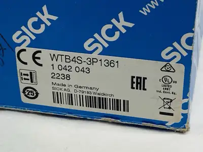 WTB4S-3P1361, 1042043 | Sick WTB4S-3P1361 Photoelectric Sensor 1042043 - New Other
