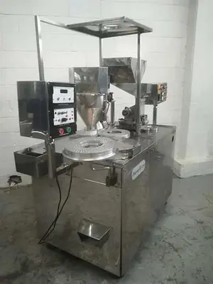 Pharmafill Model CF2 Stainless Steel Semiautomatic Filler
