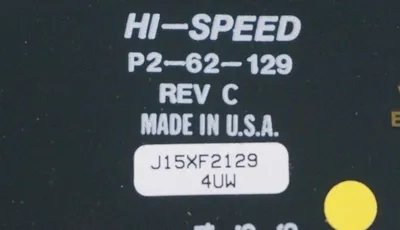 NEW HI-SPEED P2-62-129 CONTROL BOARD REV. C, P262129