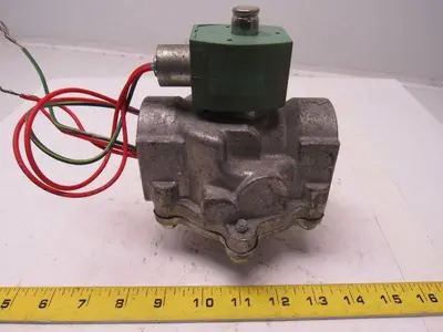 Asco 2-Way Solenoid Valve 1-1/4" Ports