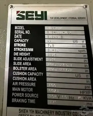 USED 2014 SEYI SM2-400