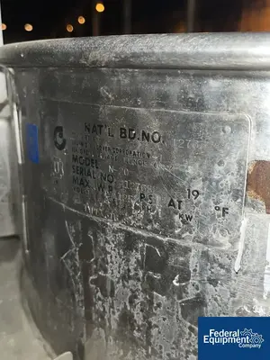 USED Groen 20 Gal Groen Kettle, Model N-20, 316 S/S, 125#