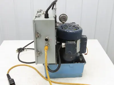 Vektek Vector Flo Hydraulic Manual Workholding Pump Power Pack 2.5gal 5000psi