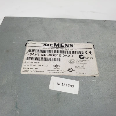 Siemens 6AV6545-0DB10-0AX0 HMIs & Operator Interfaces | American Industrial Supply Co. (9)