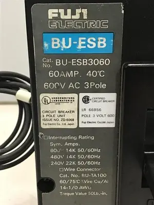 USED FUJI ELECTRIC BU-ESB3060