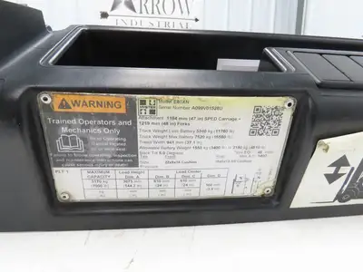 Danaher ACS48XL-875F-23P AC SuperDrive Forklift Motor Controller 48V Off E80XN