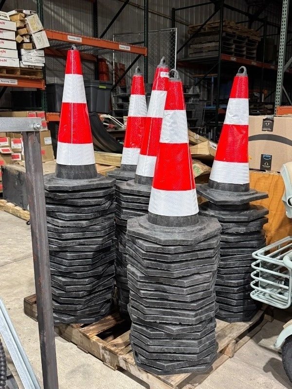SDLANCH Safety Traffic Cones (IRSTC), Quantity 100