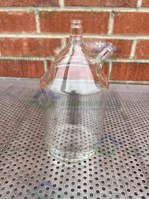 USED CHEMGLASS CLS-4215-01 ANAEROBIC 2000 ML, 2 NECK  BOTTLE