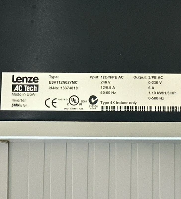 NEW Lenze ESV112N02YMC