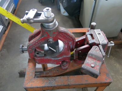 Roper Whitney Pexto No. 455 Combination Angle Iron Shear, Notcher, Bender