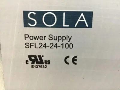 USED SOLA ELECTRIC SFL24-24-100