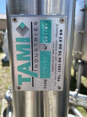 Tami Filtration Tubes Model Type Ceramic CC7.25 , 6 Tubes Plus Rack