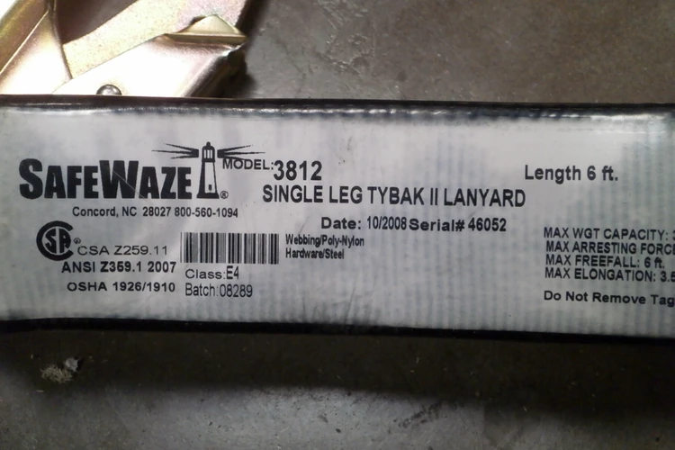 Used SafeWaze 3812 Safety Equipment Arizona US | ASSET CONVERSION SPECIALISTS, INC. #324964