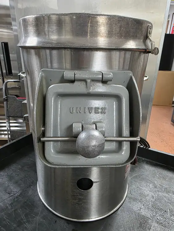 Used Univex Used Univex Model G Potato Vegetable Peeler Electric Stainless Steel with Timer - SC Food Peelers Illinois US | Falcon Restaurant Supply #1373511