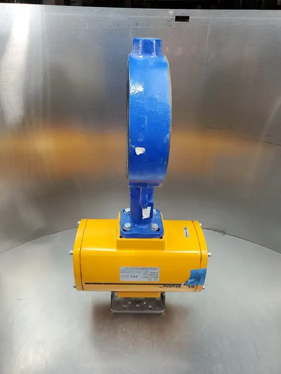 Used EloMatic F0200U Pneumatic Valve Actuator w/Deval 50030141 Valve Body Valves/Fittings | Palmetto Automation #1149247