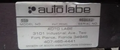Labeler, Pressure Sensitive, Auto Labe, Mdl 550, Semi-auto #S743529