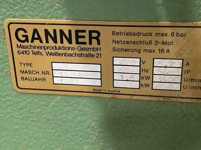 GANNER GANNER 300 Other Metalworking Equipment | Amiron Machinery (10)
