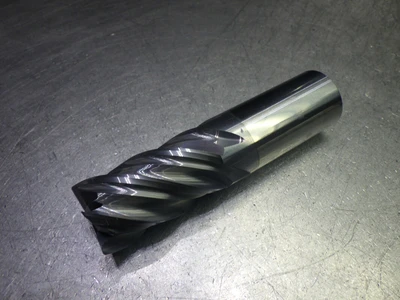 Monster 1" 5 Flute Carbide CR REG Endmill 1" Shank .03" R 295-021001B (LOC585)