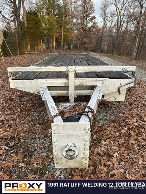 Used 1991 RATLIFF WELDING 12 TON TILTBACK Tiltbed Trailers Kentucky US | Proxy Equipment #1384925