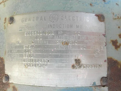 USED GENERAL ELECTRIC 10 HP