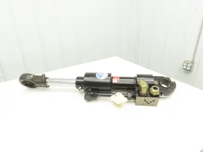 Hanchen Servocop Hydraulic Cylinder 80mm Bore 173mm Stroke Clamp Manifold *READ*