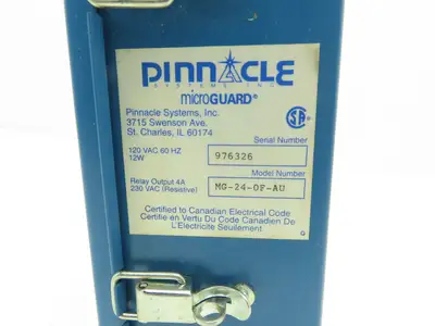 Pinnacle Systems MG-24-0F-AU Light Curtain Set With Controller 24" Height