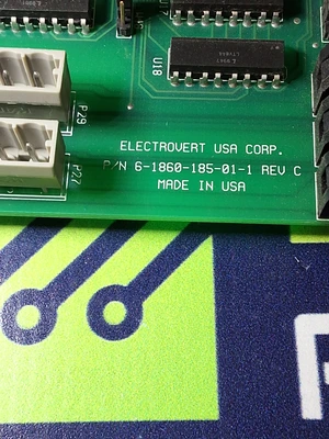 SPEEDLINE ELECTROVERT 6-1860-185-01-1 CONTROL BOARD REV. C