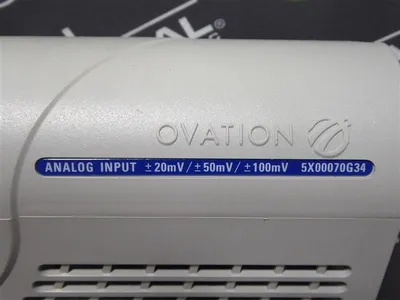 Westinghouse Emerson 5X00070G34 Ovation Analog Input Module Used