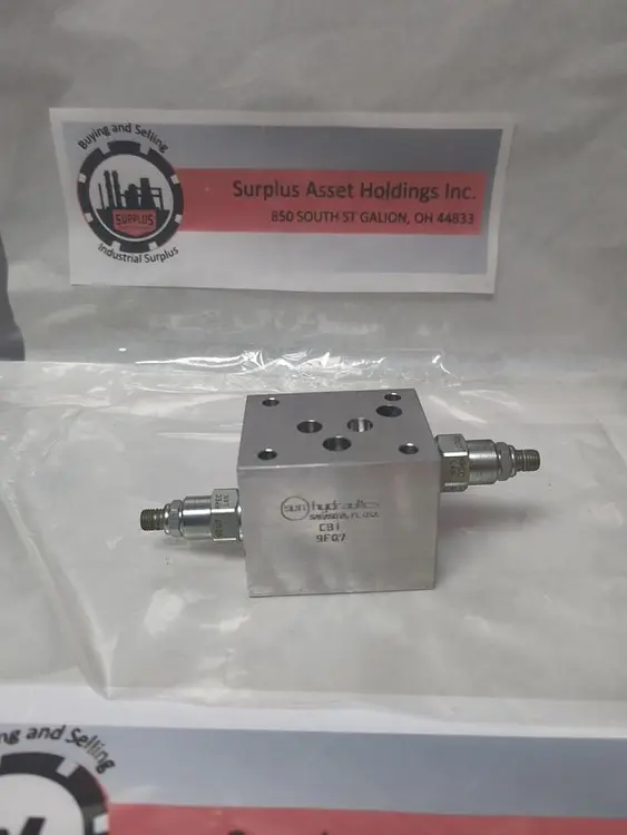 Used SUN HYDRAULICS 9FQ7 Pump & Valve Parts Ohio US | Surplus Asset Holdings #1238426