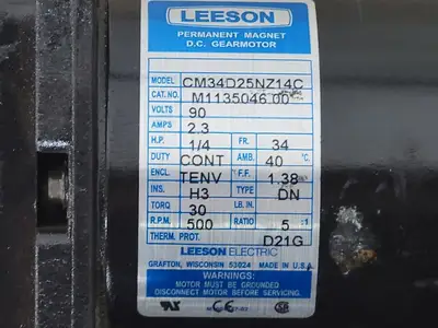USED LEESON CM34D25NZ14C