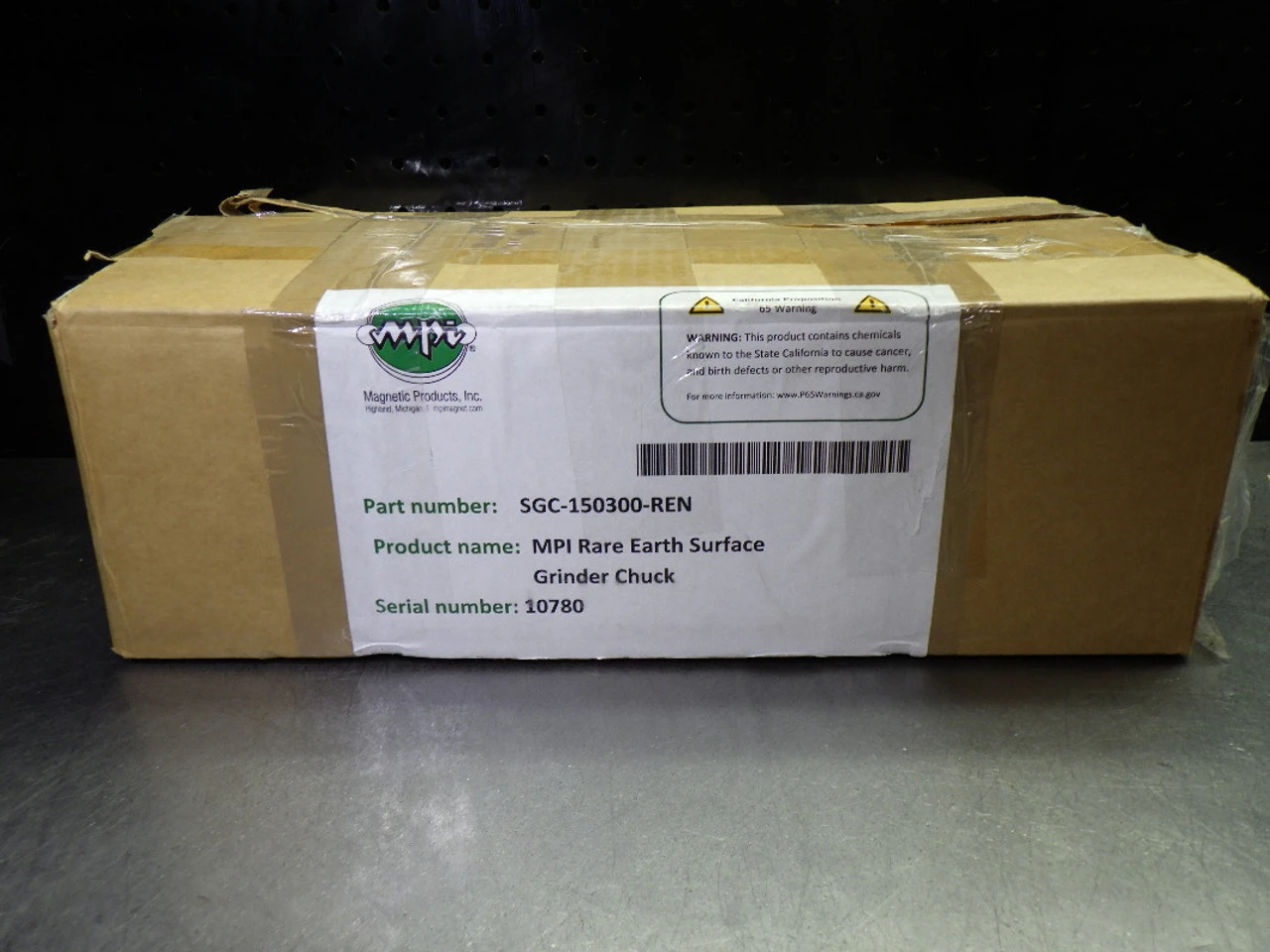 MPI Rare Earth Transverse Pole Surface Grinder Chuck 6" x 12" SGC-150300-REN (STK)