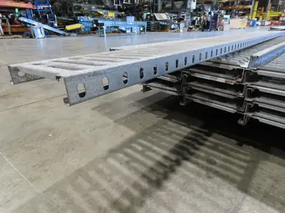Interlake 9"x 8' Galvanized Steel Pallet Racking Deck 96"D Rack  Lot of 40pcs