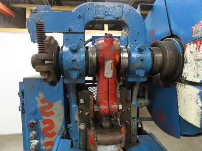 L & J No 2 Mechanical Punch Press OBI 18 Ton 2.5" Stroke 18x11.5" Bed 6.5 Throat