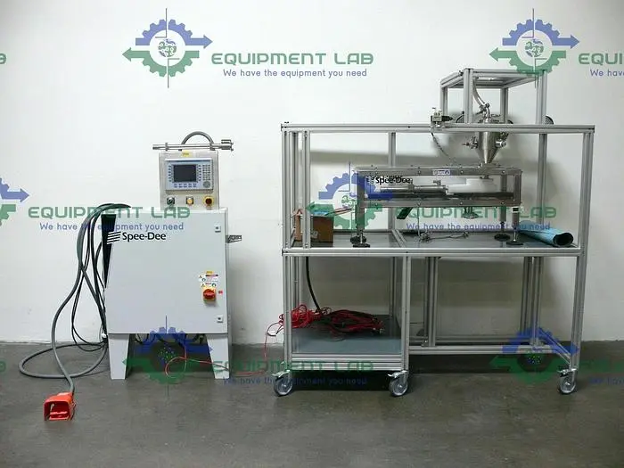 Used SPEE-DEE PACKAGING MACHINERY SLIDE CUP FILLER W/ CONTROL UNIT & SPARE PARTS Cup Fillers California US | Equipment Lab #486902