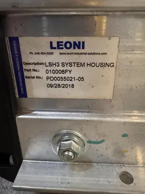 Used 2018 LEONI LSHS SYSTEM HOUSING Cable & Wire Michigan US | Aucto #1336160