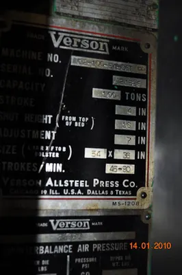 USED VERSON C2-100-54-36