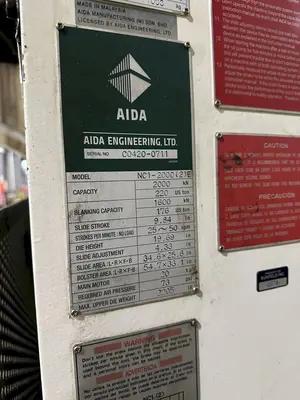 USED 2010 AIDA NC1-2000(2)