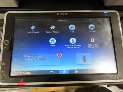 Ricoh Aficio MP 9003 Laser Mono BW Printer Copier Scan Duplex 90PPM Touch Screen