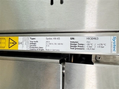 Used SYSTEC _UNKNOWN_ Autoclaves Connecticut US | DMC Industries #1292345