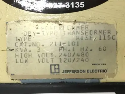 USED JEFFERSON ELECTRIC 211-101