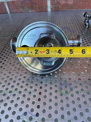 USED MILLIPORE 1R X 5"  STAINLESS STEEL CARTRIDGE FILTER HOUSING 150 PSIG/FV