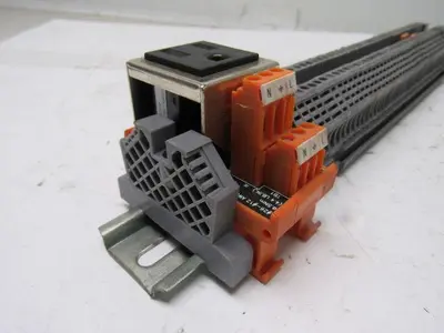 Morsettitalia EURO-2.5 Gray Terminal Block Din Rail 2.5Mm 800V 24Amp Lot of 40