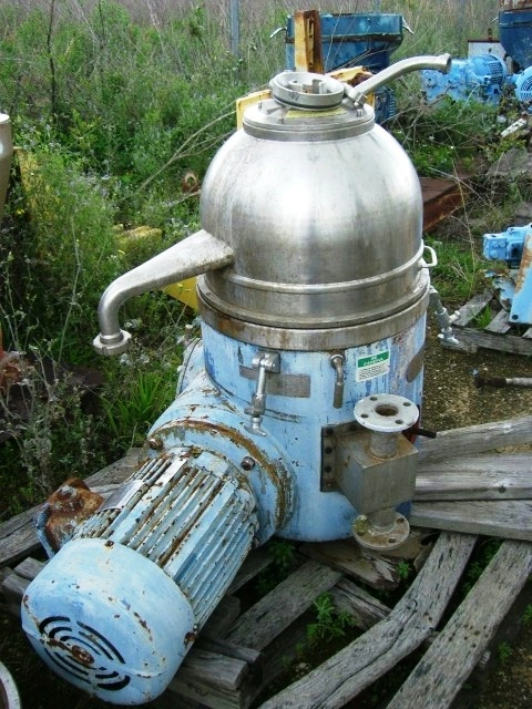 Westfalia TA 35-01-506 solid bowl separator, 316SS.